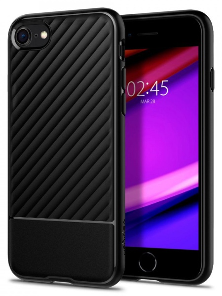 Husa Iphone SE 3 (2022)/SE 2 (2020)/7/8 -Spigen Core Armor -Neagra