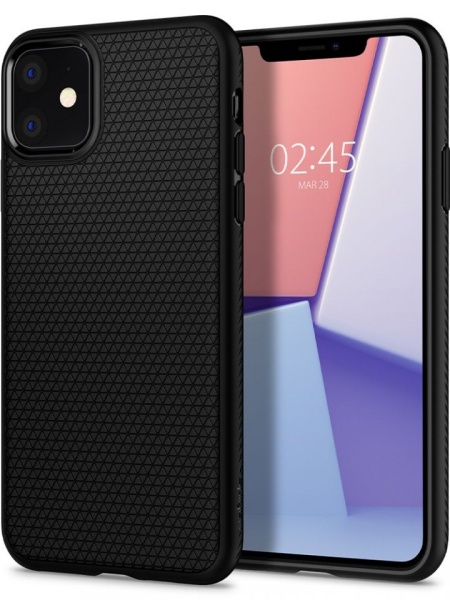 Husa Iphone 11 -Spigen Liquid Air- Negru mat