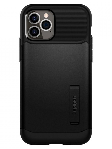 Husa Iphone 12 Pro Max -Spigen Slim Armor - Black