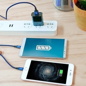 Cablu de date 2 in 1 Baseus Rapid Lightning / micro USB 1.2 M Rosu