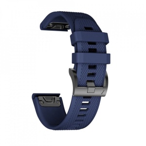 Curea Garmin Fenix 6X -Tech Protect Smooth-Navy Blue