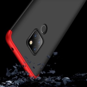 Husa Huawei Mate 20 -GKK 360 Front and Back Case Full Body Cover -Negru cu Rosu