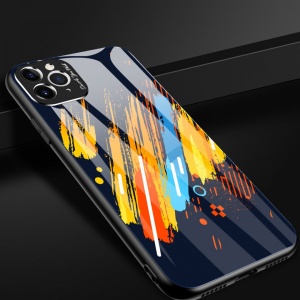 Husa Iphone 11 PRO-Color Glass-cu sticla securizata- pattern 5