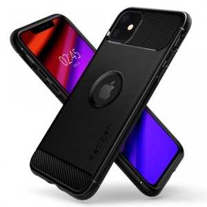Husa Iphone 11 - Spigen Rugged Armor -Negru Mat