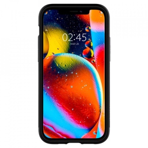 Husa Iphone 12 PRO / Iphone 12 -Spigen Slim Armor - Black