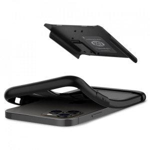 Husa Iphone 12 Pro Max -Spigen Slim Armor - Black