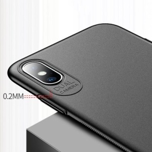 Husa iPhone XS MAX-MSVII Simple ultra-subțire - culoare rosie