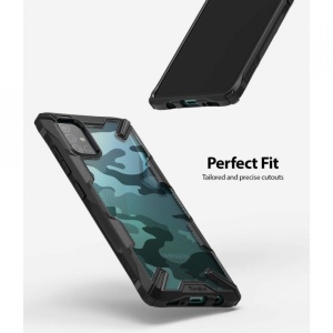 Husa Samsung Galaxy A71 - Ringke Fusion X- Camo Black