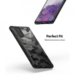 Husa Samsung Galaxy S20 Plus- Ringke Fusion X- Camo Black