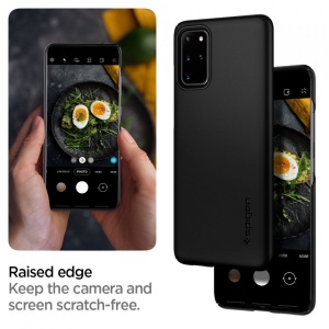 Husa Samsung Galaxy S20 Plus- Spigen Thin Fit -Black