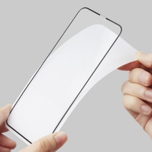 Sticla securizata Iphone XR -Spigen Glass FC-margine neagra