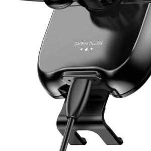 Suport auto cu incarcare wireless Baseus Smart -Negru