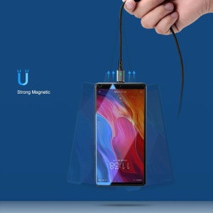 Cablu de date magnetic Elough E05 Lightning Magnetic Cable -100cm/3A Black