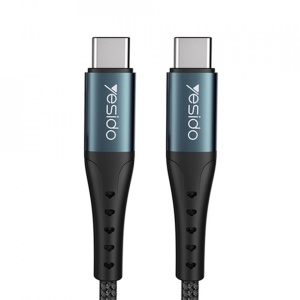 Cablu de date Type C la Type C Yesido Data Cable (CA-66) 1.2 M 60W