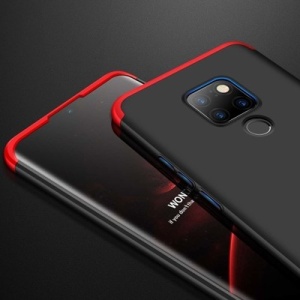 Husa Huawei Mate 20 -GKK 360 Front and Back Case Full Body Cover -Negru cu Rosu