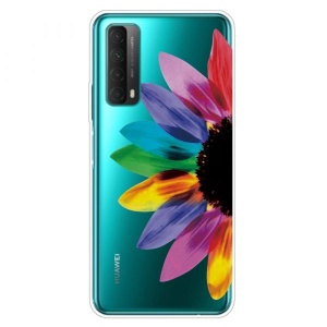 Husa Huawei P Smart 2021- Matt Printing Soft TPU - Petale colorate
