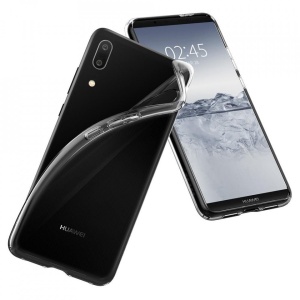 Husa Huawei P20 -Spigen Liquid Crystal -Crystal Clear