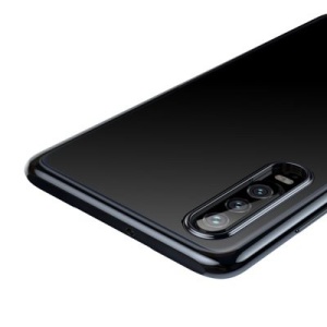 Husa Huawei P30 -Baseus Shining Case-transparenta cu negru
