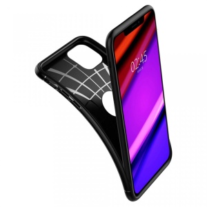 Husa Iphone 11 - Spigen Rugged Armor -Negru Mat