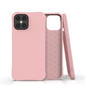 Husa Iphone 12 PRO MAX -Soft Color Case flexible gel-roz
