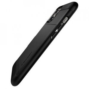 Husa Iphone 12 Pro Max -Spigen Slim Armor CS Neagra