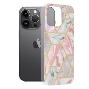 Husa iPhone 14 Pro Max -Marble Pink