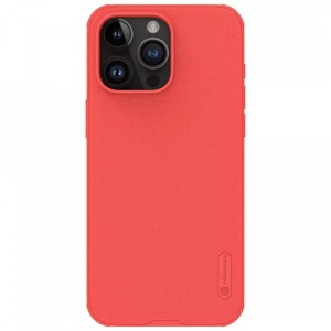 Husa iPhone 15 Pro -Nillkin Super Frosted Shield Case Rosie