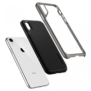 Husa Iphone XR -Spigen Neo Hybrid -Gunmetal