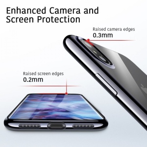 Husa Iphone XS /Iphone X -ESR Essential Crown- Margine Neagra