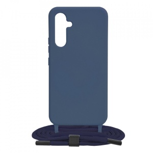 Husa Samsung Galaxy A34 -Crossbody Lanyard Albastra