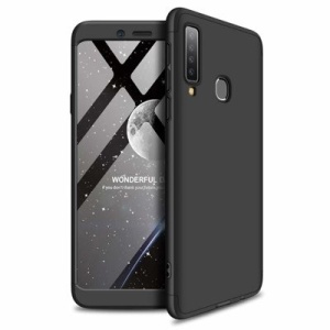 Husa Samsung Galaxy A9 -GKK 360 Front and Back Case Full Body Cover Negru
