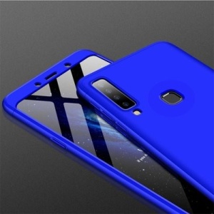 Husa Samsung Galaxy A9 -GKK 360 Front and Back Case Full Body Cover Albastra