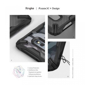 Husa Samsung Galaxy S10e - Ringke Fusion X- Camo Black