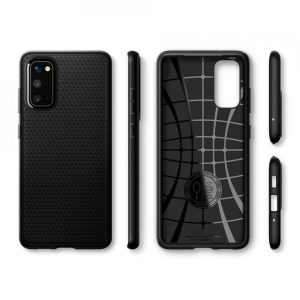 Husa Samsung Galaxy S20 -Spigen Liquid Air- Negru mat