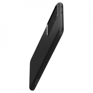 Husa Samsung Galaxy S21 Ultra -Spigen Liquid Air- Negru mat
