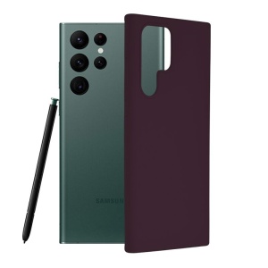 Husa Samsung Galaxy S22 Ultra Soft Edge Silicone Mov Pruna