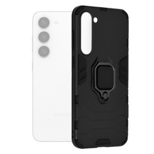 Husa Samsung Galaxy S23 Silicone Shield Techsuit Neagra