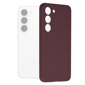 Husa Samsung Galaxy S23 Soft Edge Silicone Mov pruna