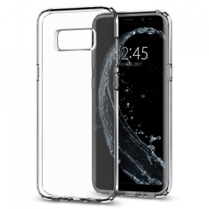Husa Samsung Galaxy S8 plus-Spigen Liquid Crystal-Crystal Clear