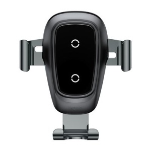 Suport auto cu incarcare wireless Baseus Metal Gravity-Negru