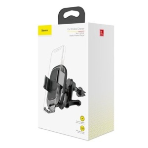 Suport auto cu incarcare wireless Baseus Smart -Negru