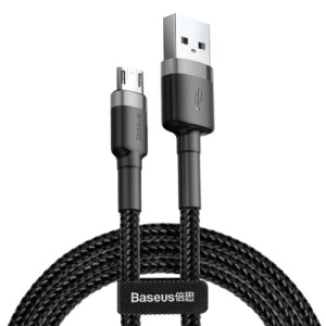 Cablu de date Baseus Cafule micro USB 1M- Negru cu gri