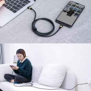 Cablu de date Baseus Purple Gold USB / USB-C Cable SuperCharge 40W- 2 M-Rosu