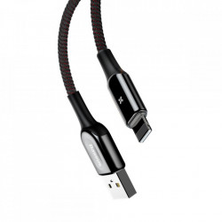Cablu de date Baseus X-Shaped Lightning 100 cm-Negru