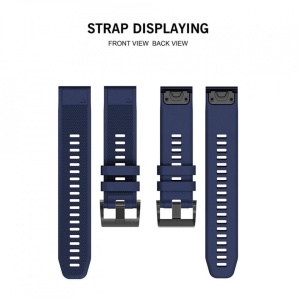 Curea Garmin Fenix 6 -Tech Protect Smooth-Navy Blue