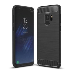 Husa Carbon Series pentru Samsung Galaxy S9 neagra