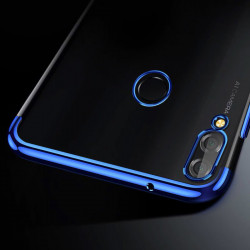 Husa Huawei P Smart 2019-Clear Color case gel-Margine Albastra