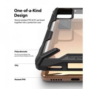 Husa Huawei P40 - Ringke Fusion X-Turquoise Green