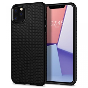 Husa Iphone 11 PRO -Spigen Liquid Air- Negru mat