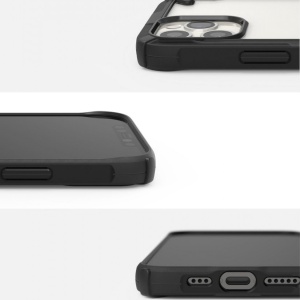 Husa Iphone 12- Ringke Fusion X- Black